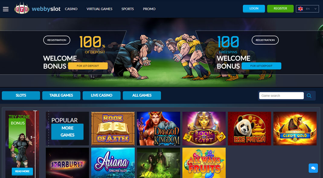 Webby Slots Online Casino review