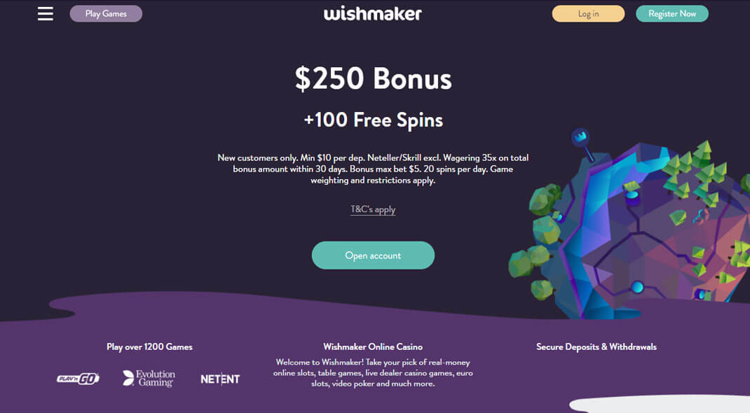 Wishmaker Online Casino review