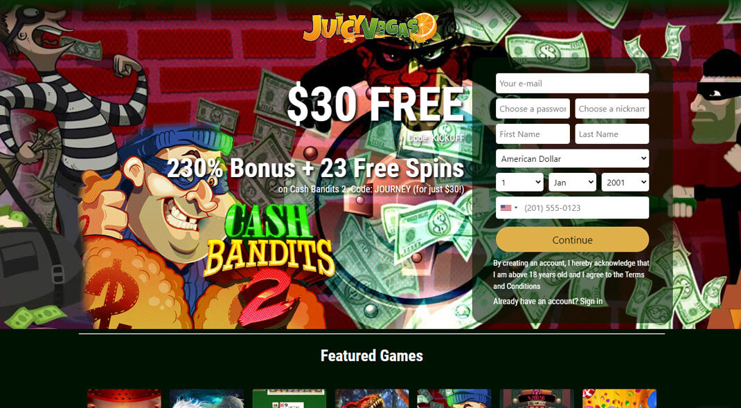 Juicy Vega USA Online Casino review