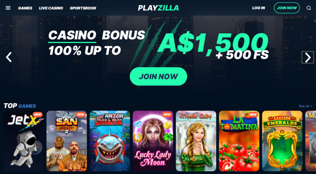 Playzilla Casino Offer