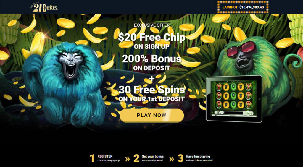 22Dukes Casino Bonus Offer
