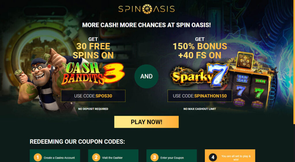 SpinOasis Casino Offers